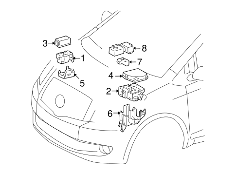 ELECTRICAL/FUSE & RELAY for 2013 Scion xD #1