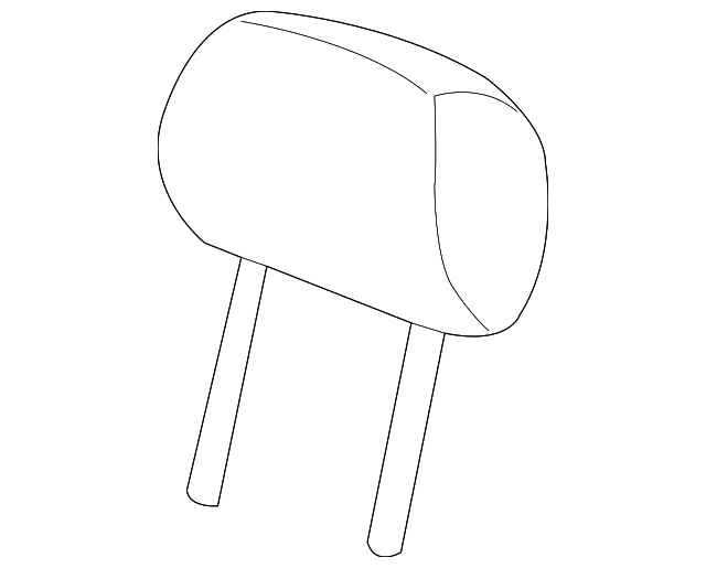HAH500810PUY Деталь HEADREST, LEFT