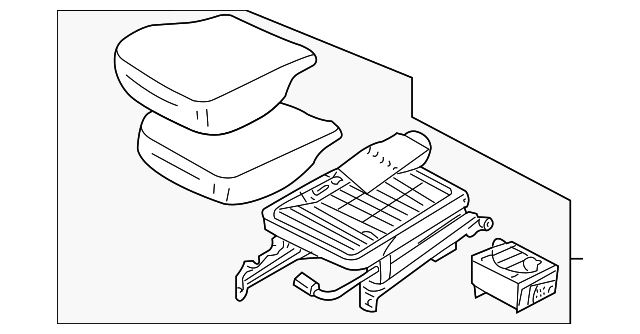 HAG000440PUY Деталь CUSHION ASSY, RIGHT