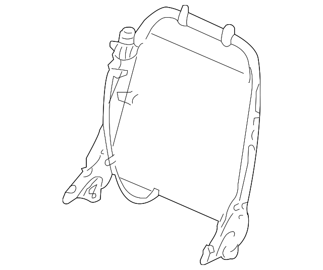 HFA500262 Деталь SEAT BACK FRAME, RIGHT