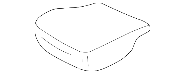 HCA500480PUY Деталь CUSHION COVER, RIGHT