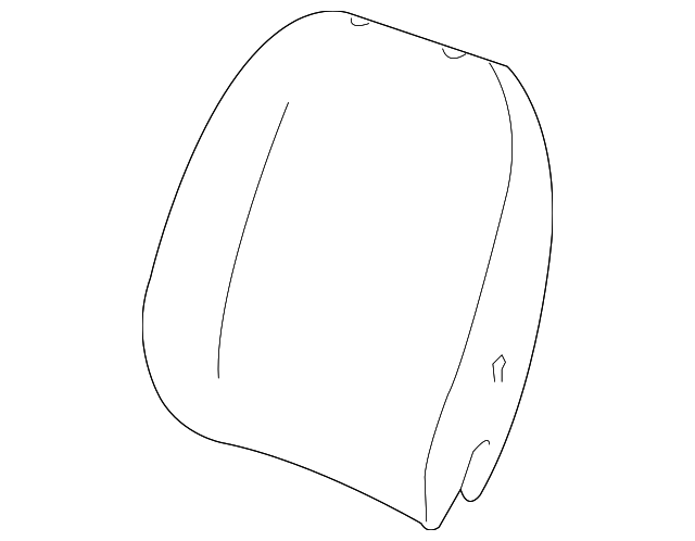 HBA500160PUY Деталь SEAT BACK COVER, LEFT