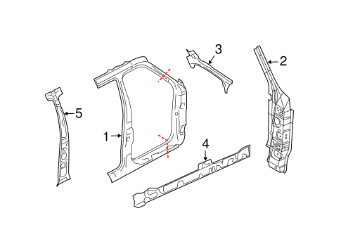 Body/Rocker for 2010 Ford Expedition #1