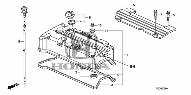 Cylinder Head Cover (L4) for 2011 Honda Accord #1