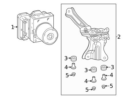 ABS Components for 2019 Toyota Corolla #2