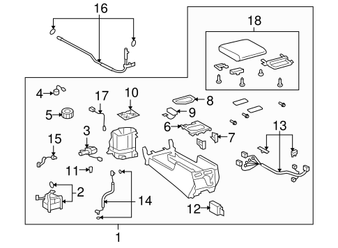 BODY/CONSOLE for 2009 Toyota Land Cruiser #3