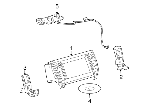 ELECTRICAL/NAVIGATION SYSTEM COMPONENTS for 2010 Toyota Sequoia #1