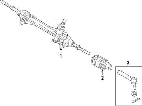 STEERING/STEERING GEAR & LINKAGE for 2016 Toyota Prius #2