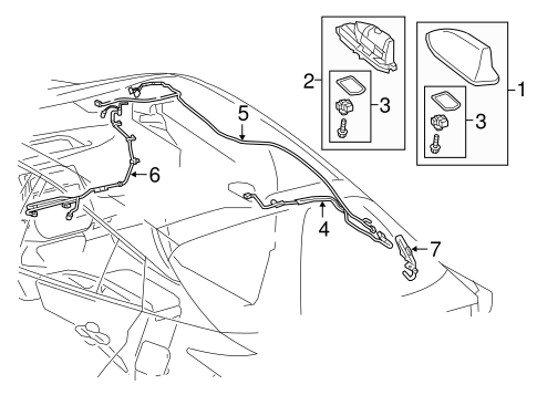 ELECTRICAL/ANTENNA & RADIO for 2016 Toyota Prius #1