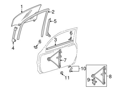 BODY/FRONT DOOR for 2004 Toyota RAV4 #2
