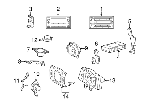 BODY/SOUND SYSTEM for 2007 Toyota FJ Cruiser #1