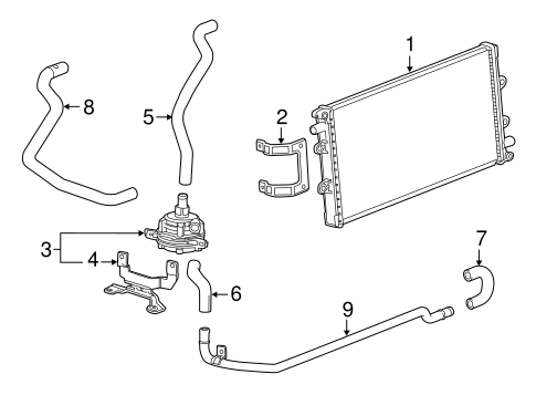 Fuel System/Intercooler for 2018 Cadillac CTS #2