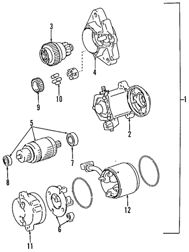 ELECTRICAL/STARTER for 1996 Toyota Supra #2