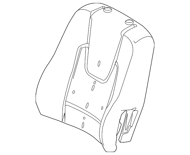 CE5Z-5464810-B SEAT BACK PAD, RIGHT