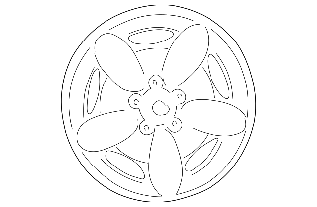 MJA6116AB WHEEL, ALLOY