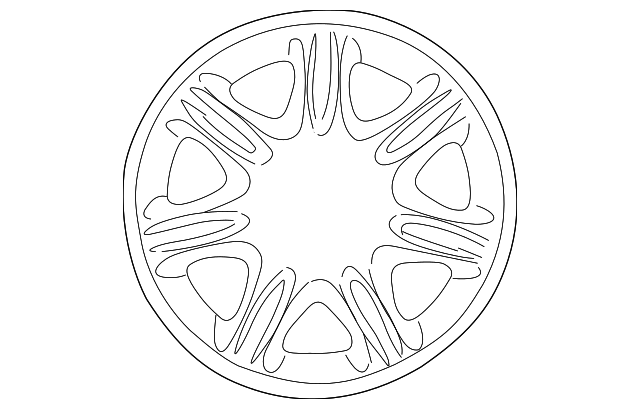 MJA6118AC WHEEL, ALLOY, LEFT