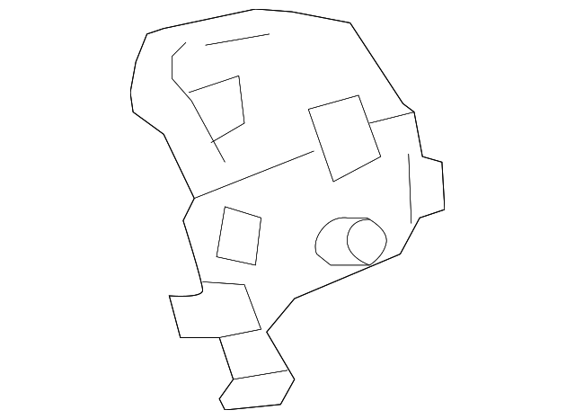 5F9Z-7E235-AA Деталь SUPPORT BRACE
