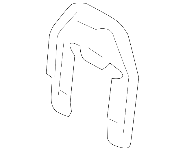 2T1Z-6122023-A LOCK CYLINDER RETAINER, RIGHT