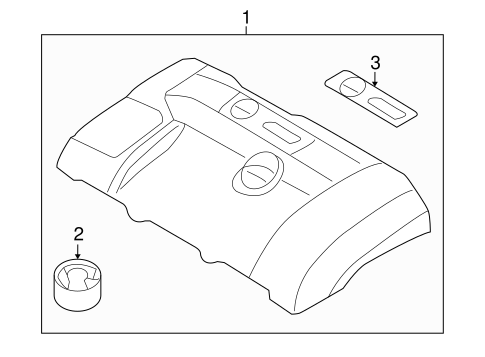 S80 ENGINE APPEARANCE COVER