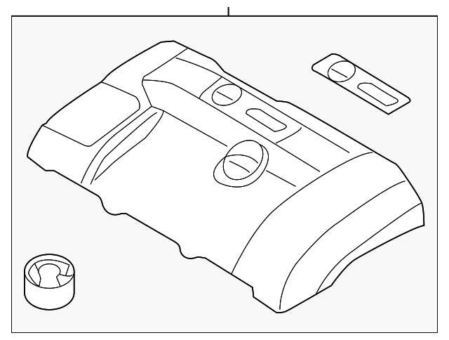 30757827 Деталь ENGINE COVER
