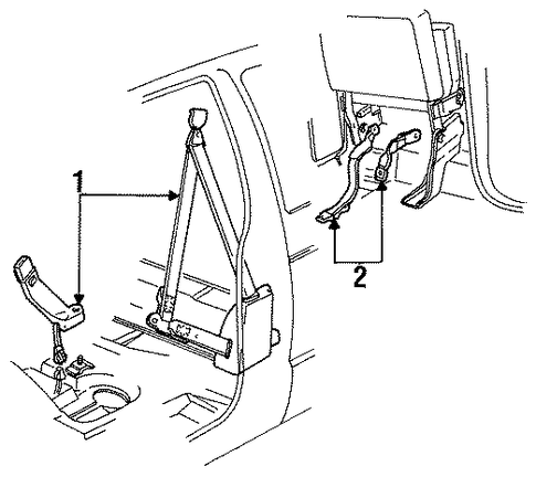S10 SEAT BELT