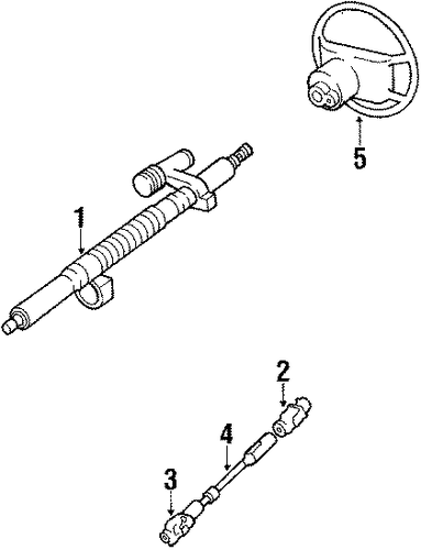 244 STEERING COLUMN & WHEEL