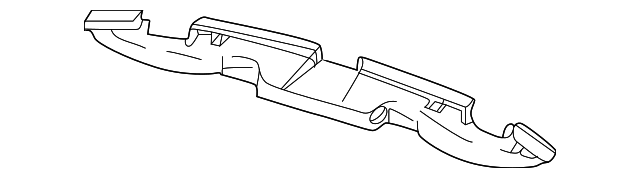 XW4Z-18490-AA Деталь DEFROSTER NOZZLE