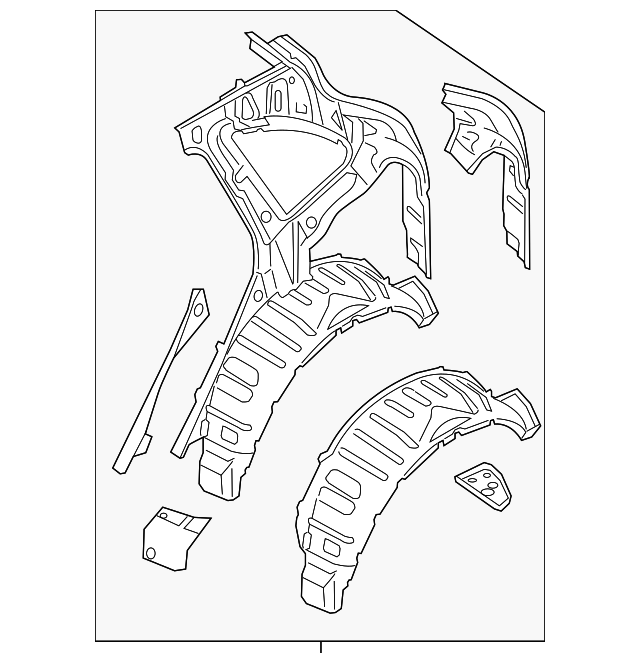 958-502-401-00-GRV Деталь INNER PANEL ASSY, LEFT