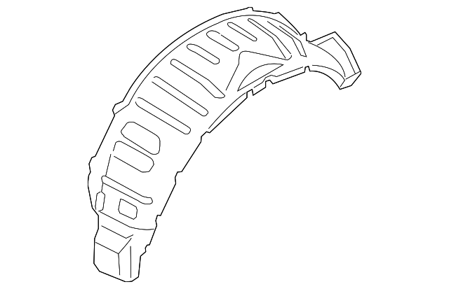 958-502-409-00-GRV Деталь OUTER WHEELHOUSE, LEFT