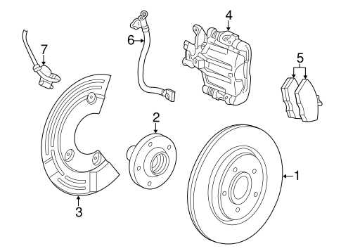 Brakes/Rear Brakes for 2006 Ford Freestyle #1