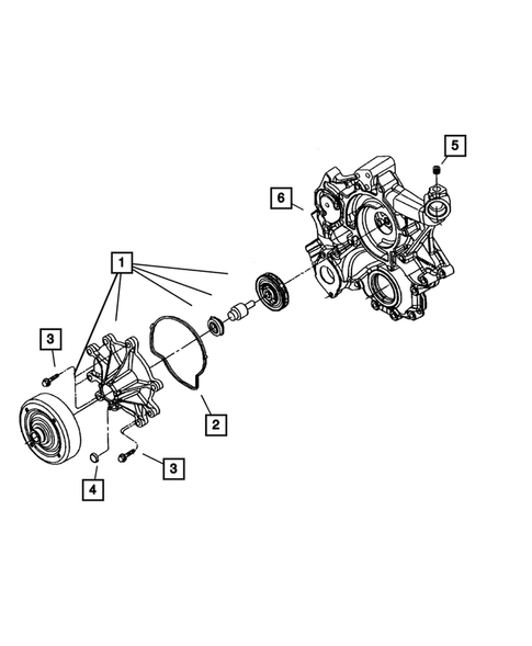 Water Pump and Related Parts for 2008 Dodge Ram 1500 #2