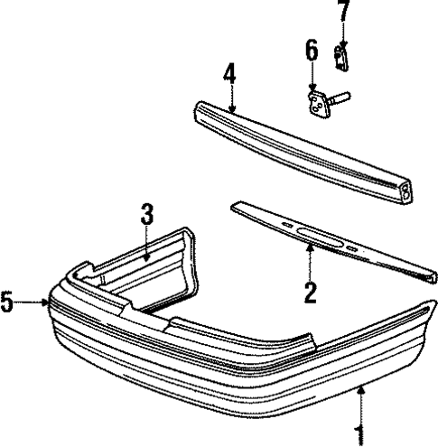 Grand Marquis BUMPER & COMPONENTS - REAR