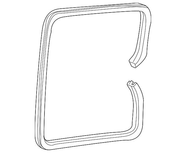F37Z1329904A Деталь WEATHERSTRIP, LEFT