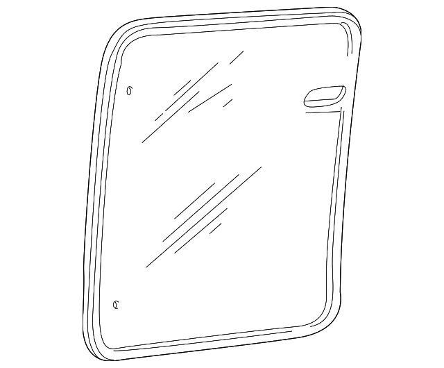 F87Z-1329700-CA Деталь GLASS & FRAME, RIGHT