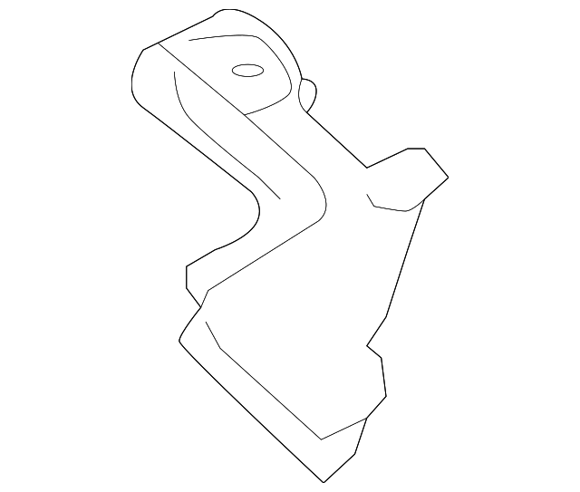 BK3Z-99611B91-AA Деталь SEAT BELT ANCHOR, LEFT