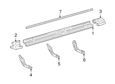 BODY/EXTERIOR TRIM - CAB for 2002 Toyota Tacoma #1