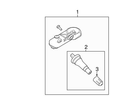 Electrical/Tire Pressure Monitor Components for 2014 Ford Expedition #1