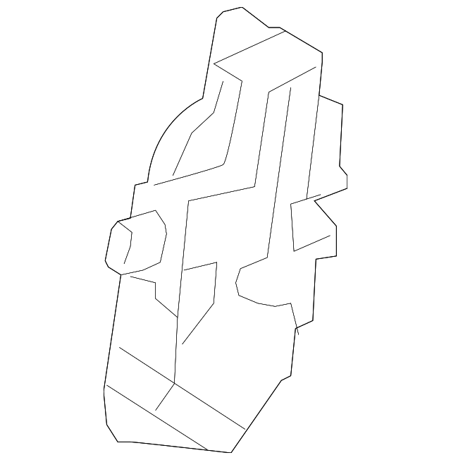 9S4Z5421812B Деталь LATCH, RIGHT