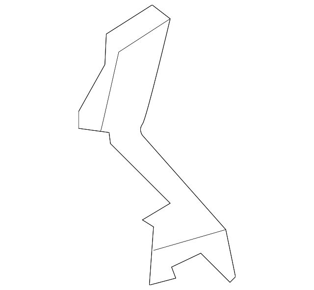 9S4Z-6321979-A Деталь LATCH COVER, LEFT