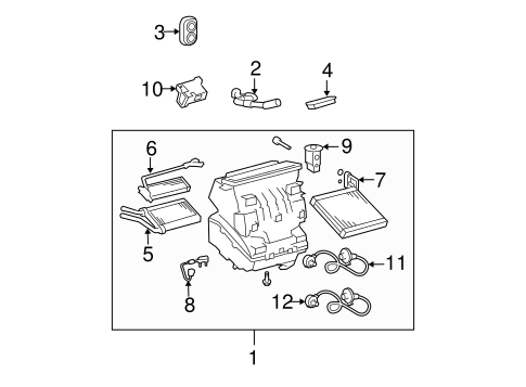 HVAC/CONDENSER, COMPRESSOR & LINES for 2012 Toyota Corolla #2