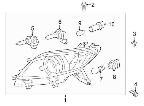 ELECTRICAL/BULBS for 2016 Toyota Sienna #2