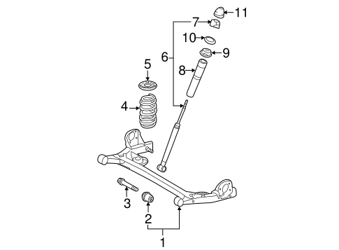 REAR SUSPENSION/REAR SUSPENSION for 2013 Toyota Sienna #3
