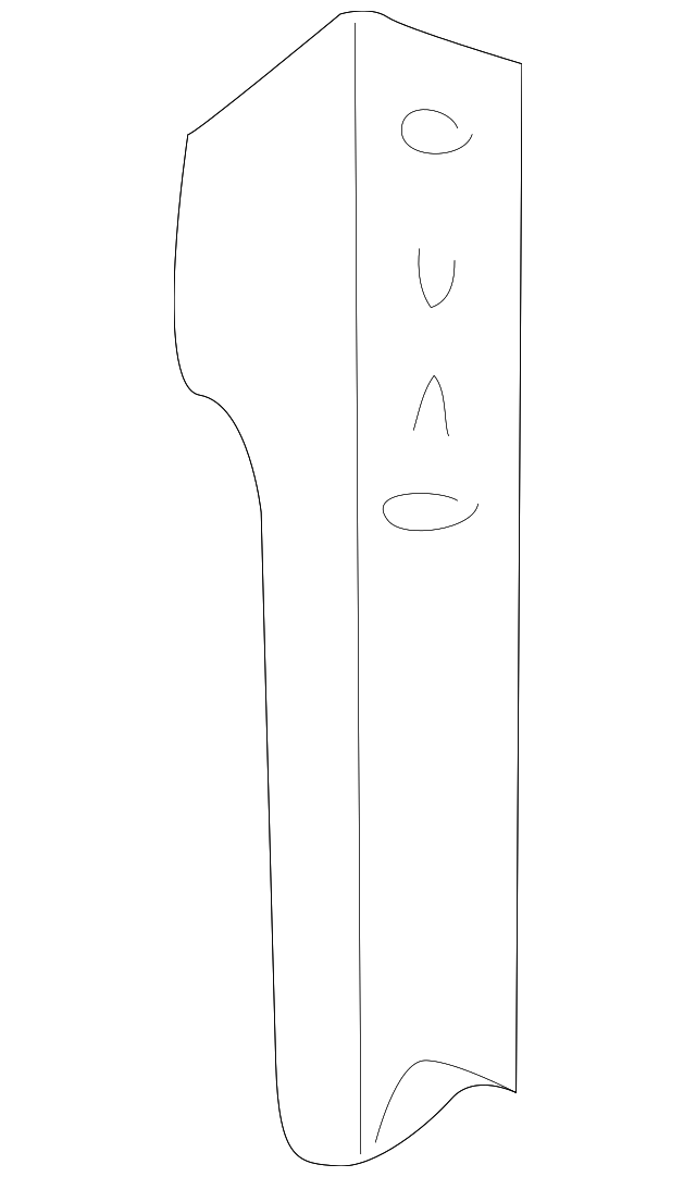 XW4Z16A601AA Деталь HINGE REINFORCEMENT, RIGHT