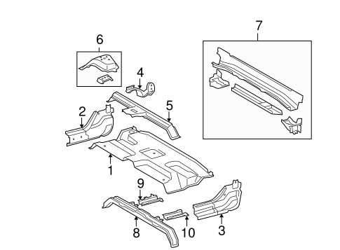 BODY/FLOOR - CAB for 2009 Toyota Tundra #3