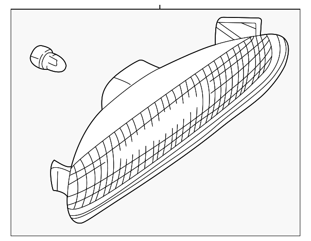 30613665 Деталь SIDE MARKER LAMP, LEFT