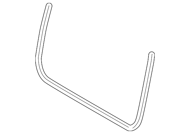 12767613 Деталь WEATHERSTRIP, LEFT
