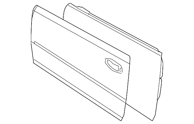 12772226 Деталь DOOR SHELL, LEFT