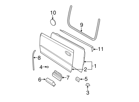9-3 DOOR & COMPONENTS