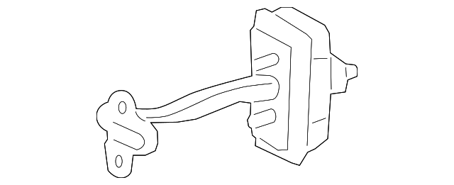 10389543 Деталь DOOR CHECK, RIGHT