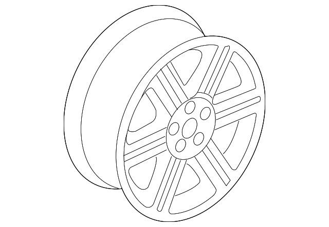 LR048087 Деталь WHEEL, ALLOY